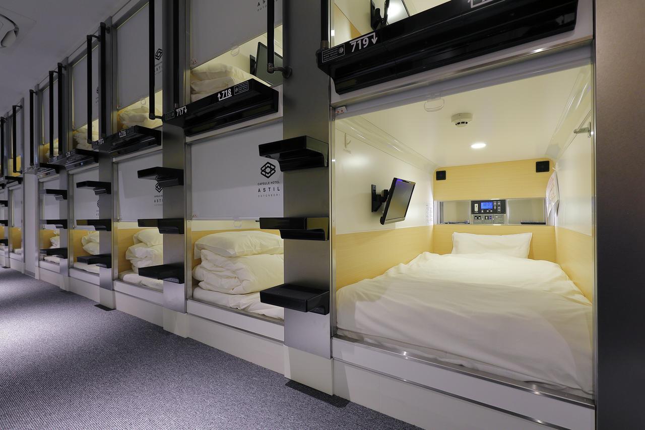 אוסקה Capsule Hotel Astil Dotonbori מראה חיצוני תמונה